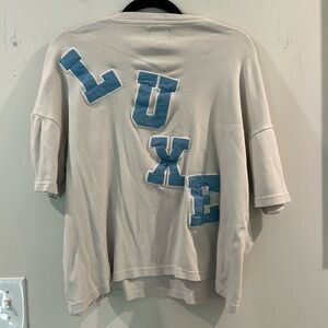 SIZE SMALL CROPPED T SHIRT